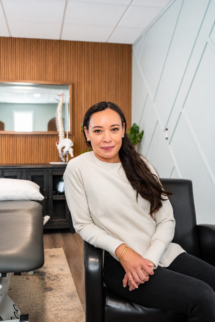 Brayley Mylrea, physiotherapist, at Silva in Mission BC
